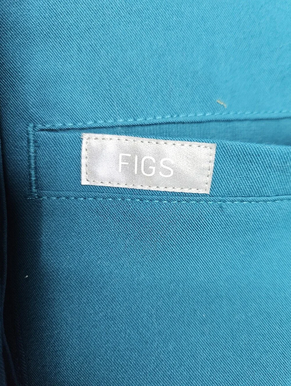 Figs Tela Top Pacific Blue Scrub Top Womens Technical Collection